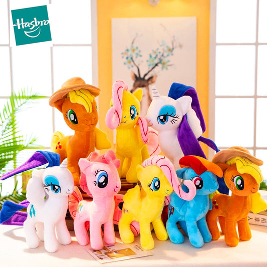 My Little Pony 20cm Toy Stuffed Pony Toy Doll Pinkie Pie Rainbow Dash Movie&TV Unicorn Toys Friendship Magic Present for Girl