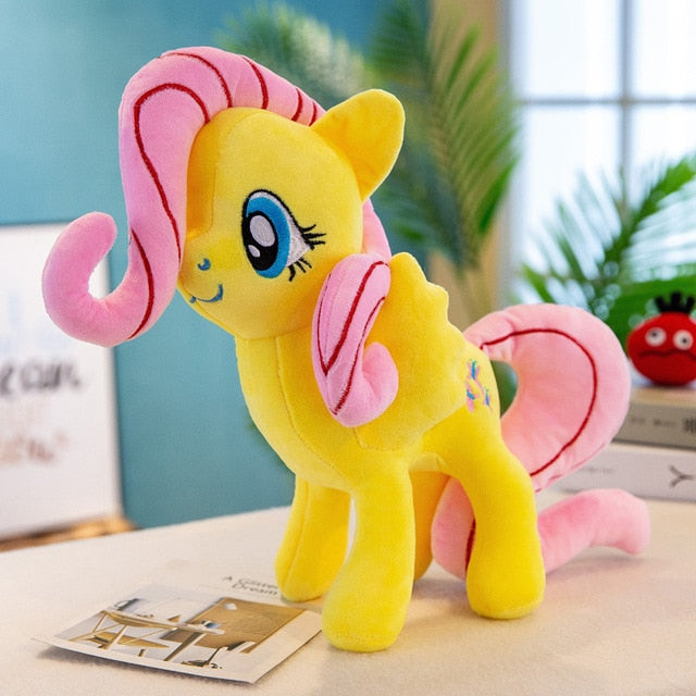 My Little Pony 20cm Toy Stuffed Pony Toy Doll Pinkie Pie Rainbow Dash Movie&TV Unicorn Toys Friendship Magic Present for Girl