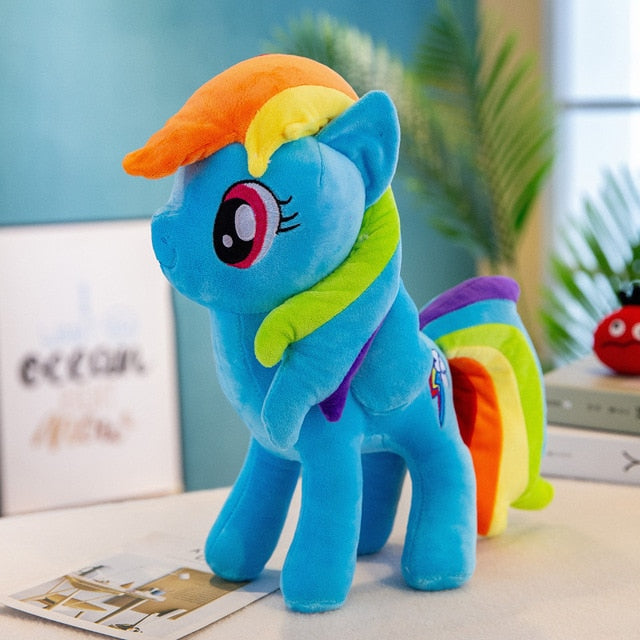 My Little Pony 20cm Toy Stuffed Pony Toy Doll Pinkie Pie Rainbow Dash Movie&TV Unicorn Toys Friendship Magic Present for Girl