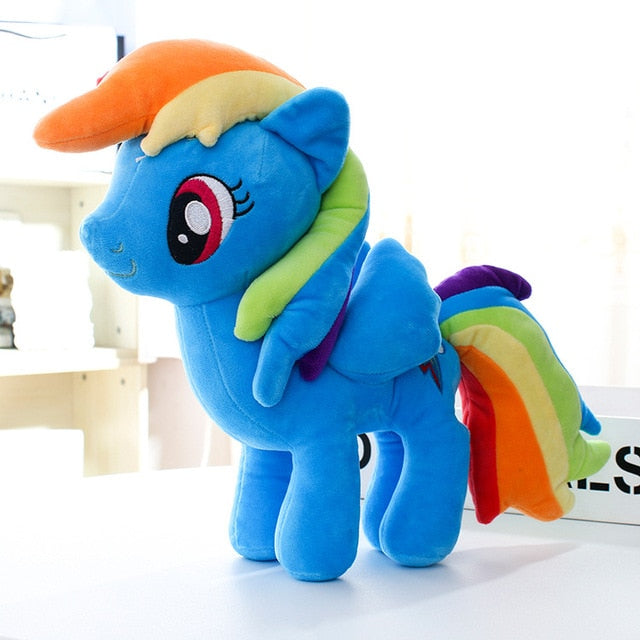 22- 40cm My Little Pony Toy Stuffed Plush Doll Pinkie Pie Rainbow Dash Movie&TV Unicorn Toy Friendship Is Magic Present For Girl