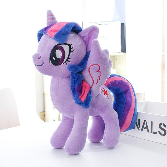 22- 40cm My Little Pony Toy Stuffed Plush Doll Pinkie Pie Rainbow Dash Movie&TV Unicorn Toy Friendship Is Magic Present For Girl